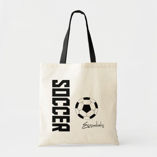 Voetbal Essentials Boodschappentas Tote Bag (Voorkant)