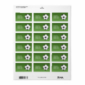 Voetbal Etiket (Full Sheet)