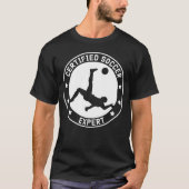 Voetbal Expert Voetballer T-shirt (Voorkant)