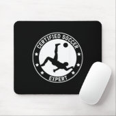 Voetbal Expert Voetbalspeler Muismat (Met muis)