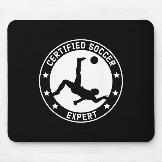 Voetbal Expert Voetbalspeler Muismat (Voorkant)