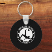 Voetbal Expert Voetbalspeler Sleutelhanger (Voorkant)