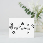Voetbal explosie briefkaart (Staand voorkant)