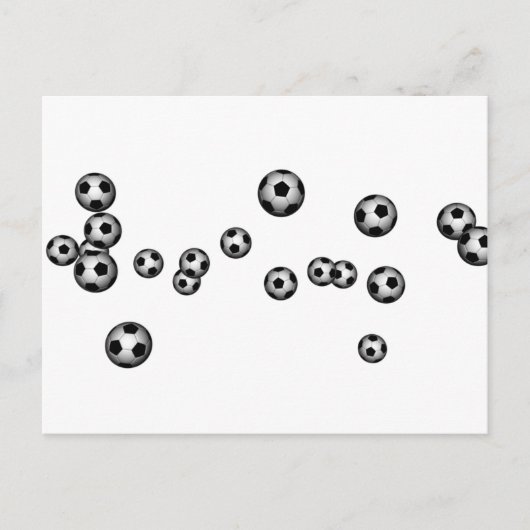 Voetbal explosie briefkaart (Voorkant)