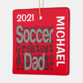 Voetbal Extraordinaire CUSTOM Keramisch Ornament (Links)