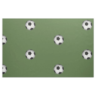 voetbal Fabric van Leslie Harlow Stof