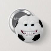 voetbal Face 2 Ronde Button 5,7 Cm (Voorkant /achterkant)
