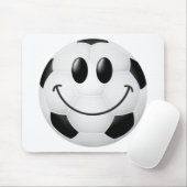 voetbal Face Muismat (Met muis)