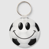 Voetbal Face Sleutelhanger (Voorkant)