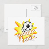 Voetbal Familie Briefkaart (Voorkant / Achterkant)