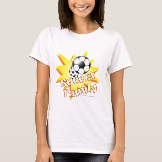 Voetbal Familie T-shirt (Voorkant)