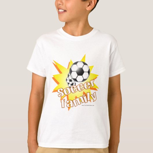 Voetbal Familie T-shirt (Voorkant)