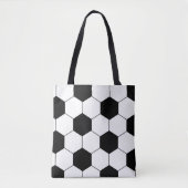 Voetbal Fan meisje Tote Bag (Voorkant)