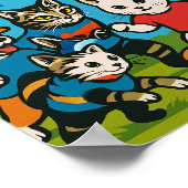 VOETBAL FAN Muurdecoratie met dierenthema Poster (Hoek)