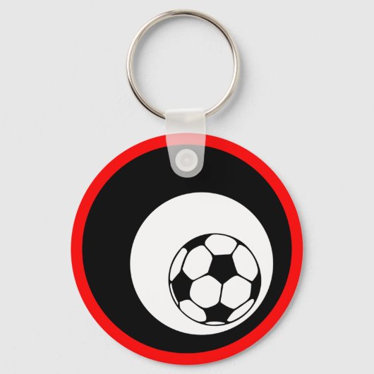 voetbal, fietsen. sleutelhanger (Voorkant)