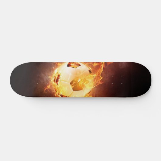 Voetbal Fire Skateboard (Horizontaal)