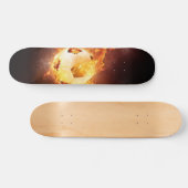 Voetbal Fire Skateboard (Horizontaal)