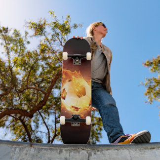 Voetbal Fire Skateboard