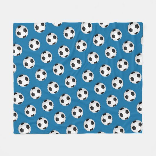 Voetbal Fleece Blanket (Voorkant (Horizontaal))
