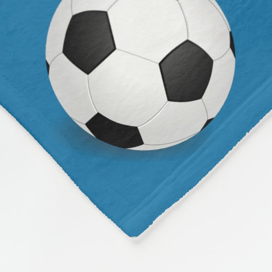 Voetbal Fleece Blanket (Hoek)