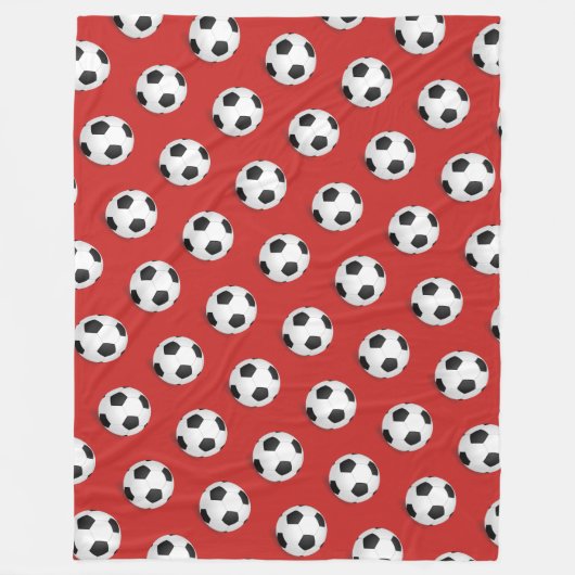 Voetbal Fleece Blanket (Voorkant)