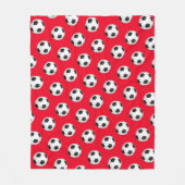 Voetbal Fleece Blanket Deken (Voorkant)