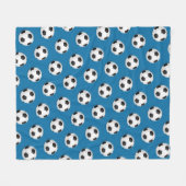 Voetbal Fleece Blanket Deken (Voorkant (Horizontaal))