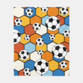 Voetbal Fleece Deken (Voorkant)