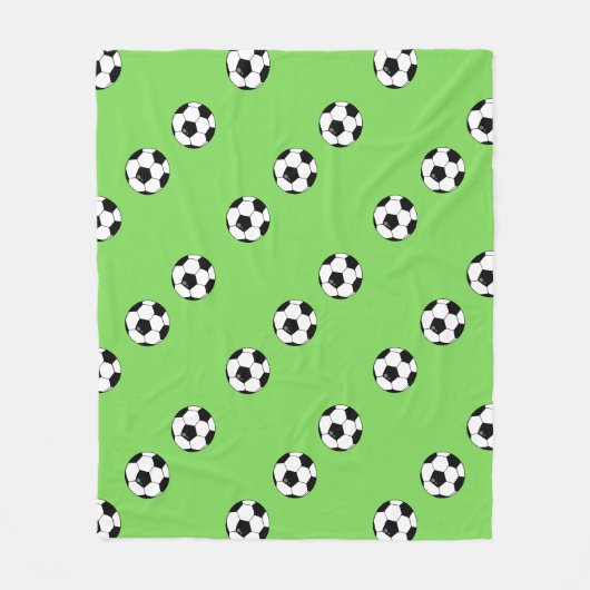 Voetbal Fleece Deken (Voorkant)