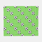 Voetbal Fleece Deken (Voorkant (Horizontaal))