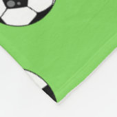 Voetbal Fleece Deken (Hoek)