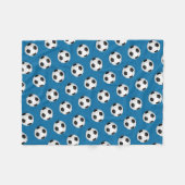Voetbal fleece deken (Voorkant (Horizontaal))