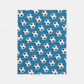Voetbal fleece deken (Voorkant)