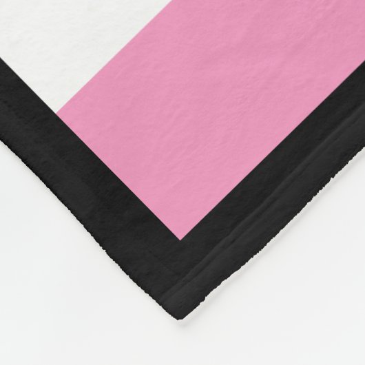 Voetbal Fleece Deken roze gepersonaliseerde speler (Hoek)