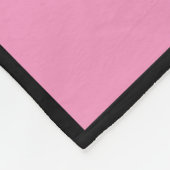 Voetbal Fleece Deken roze gepersonaliseerde speler (Hoek)