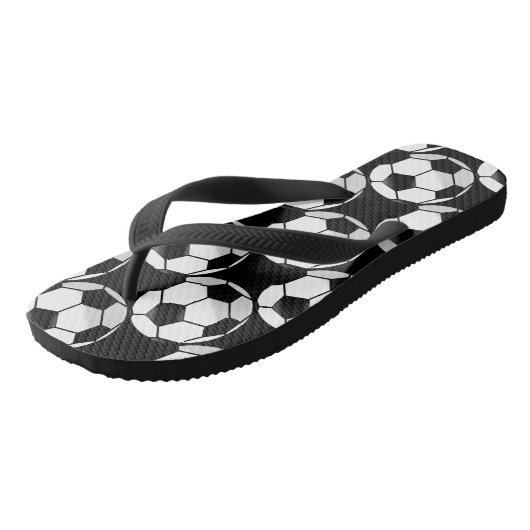 Voetbal Flippity Flops Teenslippers (Schuin)