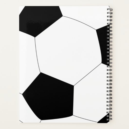 Voetbal Football - Aangepaste coach Planner (Achterkant)