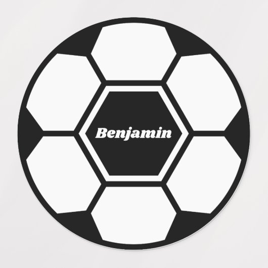 Voetbal football aangepaste naam Classic Labels (Design 2)