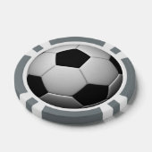 Voetbal / Football aanpasbare pokerchips (Enkel)