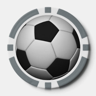 Voetbal / Football aanpasbare pokerchips