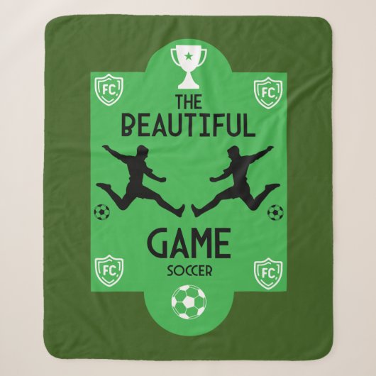 Voetbal Football Accessoires Sherpa Deken (Voorkant)