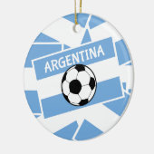 Voetbal Football Argentinië Keramisch Ornament (Links)