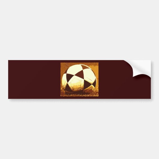 Voetbal - Football Ball Bumpersticker (Voorkant)