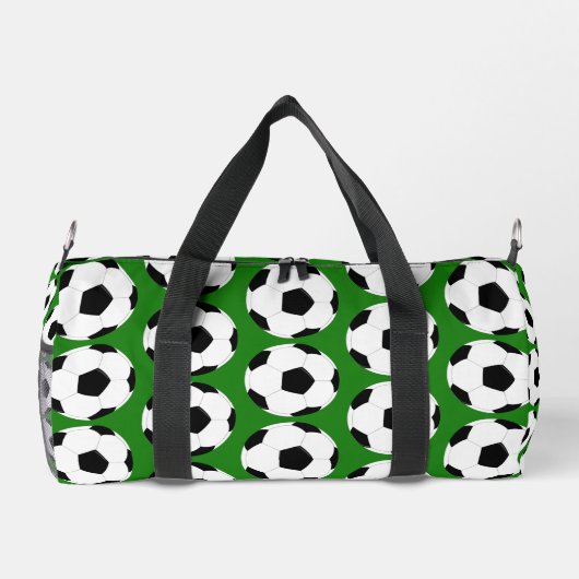 Voetbal Football Balls Patterned Plunjezak (Achterkant)