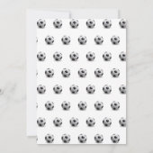 Voetbal Football Bday Boy 1e Verjaardagsfeest Kaart (Achterkant)