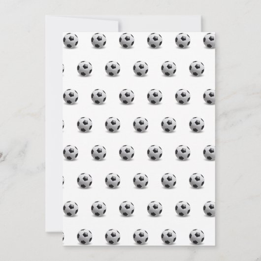 Voetbal Football Bday Boy 1e Verjaardagsfeest Kaart (Achterkant)