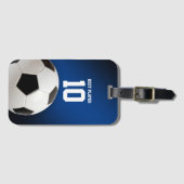 Voetbal | Football Beste speler nr. Bagagelabel (Voorkant (horizontaal))