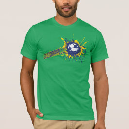 Voetbal/football Brasil Goal sport t-shirt