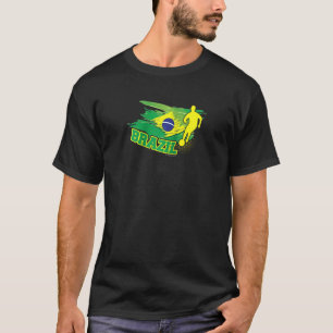 Voetbal Football Braziliaans Nationaal Team Pla T-shirt