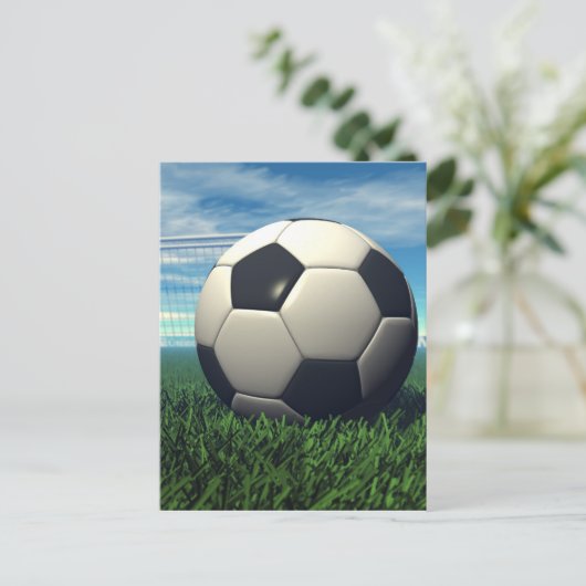 Voetbal (Football) Briefkaart (Staand voorkant)